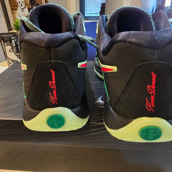 Nike Men’s KD 17 Easy Money Sniper Black Bright Crimson Basketball Shoes Size 10 - Picture 5 of 14